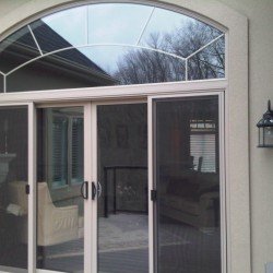 12 ft patio door with transom