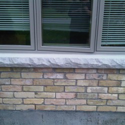 4 inch cement sills replacing soldier bricks