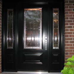 Front door with executive panels