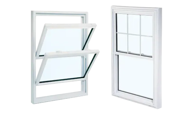 double tilt hung windows